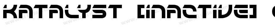 Katalyst [inactive] (BRK)字体转换